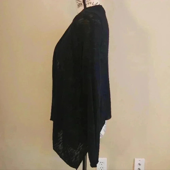 Torrid Black Open-Front Sweater, 00x - Picture 4 of 8